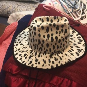 Dalmatian print cowgirl hat